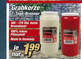 Posten Börse Grabkerze Angebot