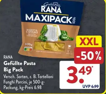 Aldi Süd RANA Gefüllte Pasta Big Pack 500 g Packung Angebot