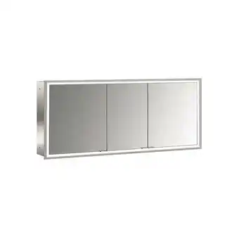 ManoMano Asis prime Lichtspiegelschrank, Unterputzmodell, 3 Türen, mit Lichtpaket, 1600mm, Ausführung: Glasrückwand weiß - 949706196 - Angebot