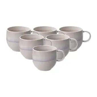 Netto Marken-Discount like. by Villeroy & Boch Henkelbecher Perlemor Sand 290 ml 6er Set Angebot