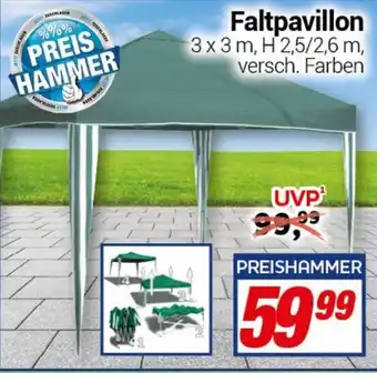 CENTERSHOP Faltpavillon Angebot