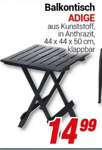 CENTERSHOP Balkontisch ADIGE Angebot