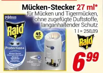 CENTERSHOP Mücken-Stecker 27 ml Angebot