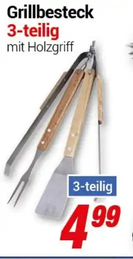 CENTERSHOP Grillbesteck 3-teilig Angebot