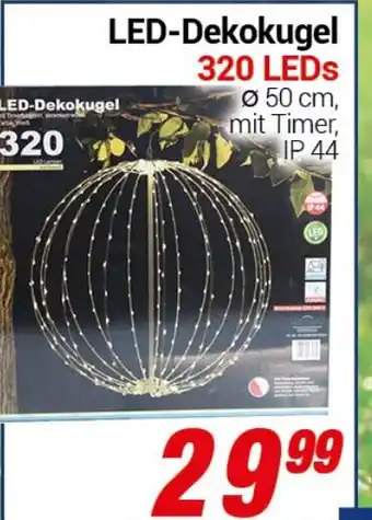 CENTERSHOP LED-Dekokugel 320 LEDs Angebot