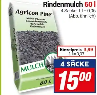 CENTERSHOP Agricon Pine Rindenmulch 60 l Angebot