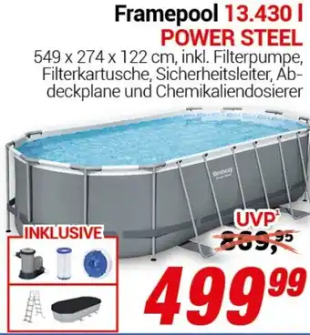 CENTERSHOP Framepool 13.430 l POWER STEEL Angebot