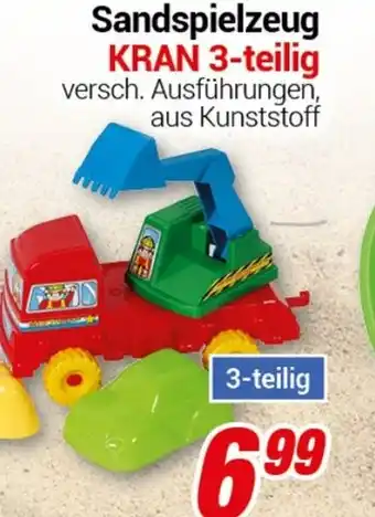 CENTERSHOP Sandspielzeug KRAN 3-teilig Angebot