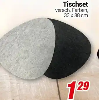 CENTERSHOP Tischset Angebot