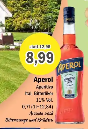 Aktiv Irma Aperol Aperitivo Ital. Bitterlikör 700ml Angebot