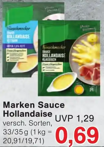 Wiglo Wunderland Marken Sauce Hollandaise 33/35 g Angebot