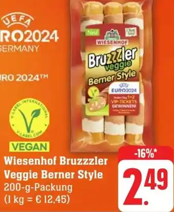 Scheck-in-Center Wiesenhof Bruzzzler Veggie Berner Style 200 g Packung Angebot