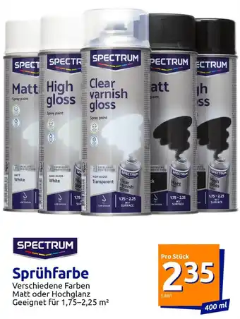 Action SPECTRUM Sprühfarbe 400 ml Angebot