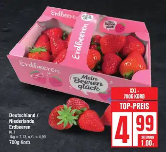 Edeka Erdbeeren 700g Korb Angebot