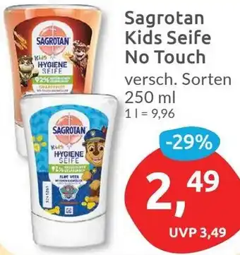 Budni Sagrotan Kids Seife No Touch 250 ml Angebot