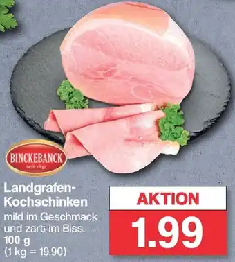 Famila Nord West BINCKEBANCK Landgrafen Kochschinken 100 g Angebot