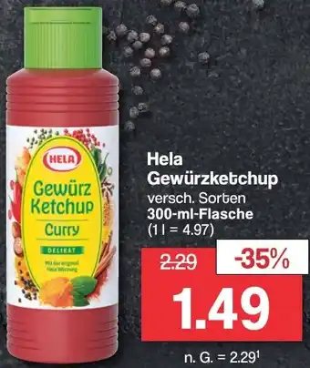 Famila Nord West Hela Gewürzketchup 300 ml Flasche Angebot