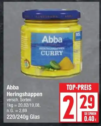 Edeka Abba Heringshappen 220/240g Angebot