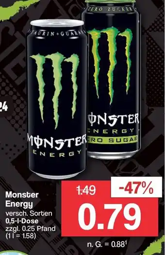 Famila Nord West Monster Energy 0,5-l-Dose Angebot