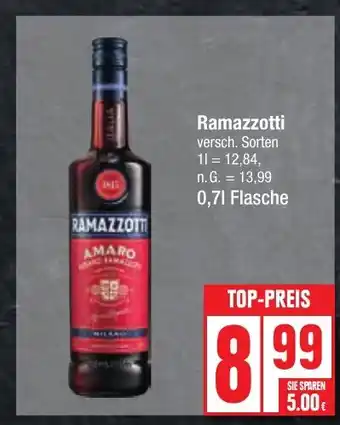 Edeka Ramazzotti versch. Sorten 700ml Angebot