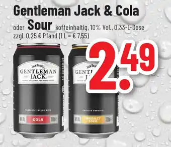 trinkgut Gentleman Jack & Cola oder Sour 330ml Angebot