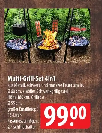 Famila Nord Ost Multi-Grill-Set 4in1 Angebot