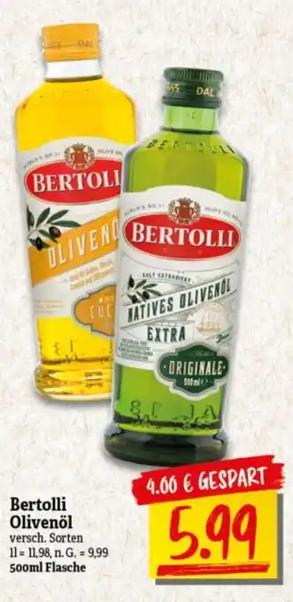 NP Discount Bertolli Olivenöl 500ml Flasche Angebot