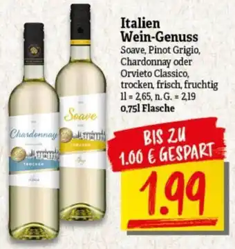 NP Discount Italien Wein-Genuss Soave, Pinot Grigio, Chardonnay oder Orvieto Classico, trocken, frisch, fruchtig 750ml Angebot