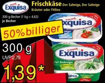 Norma Exquisa Frischkäse 300 g Becher Angebot