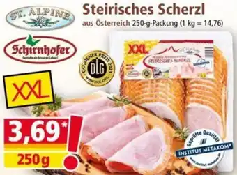 Norma ST. ALPINE/ Schirnhofer Steirisches Scherzl 250 g Packung Angebot