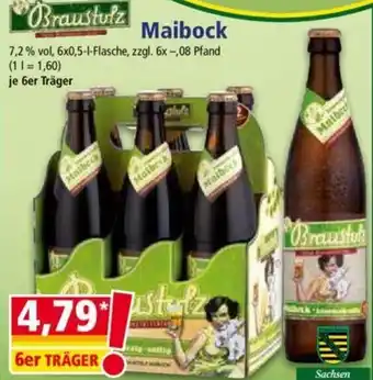 Norma Braustolz Maibock 6x0,5 L Flasche Angebot