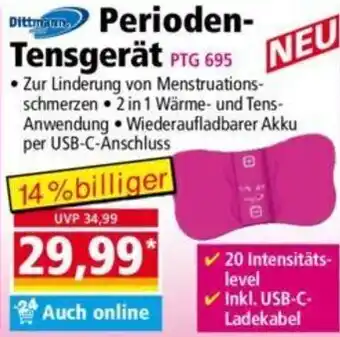 Norma Dittman Perioden Tensgerät PTG 695 Angebot