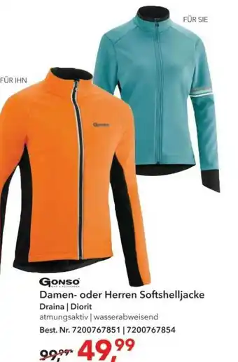 dodenhof Gonso Damen Oder Herren Softshelljacke Angebot