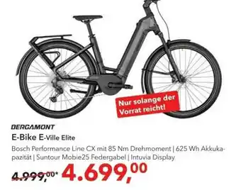 dodenhof Bergamon E-bike E-ville Elite Angebot