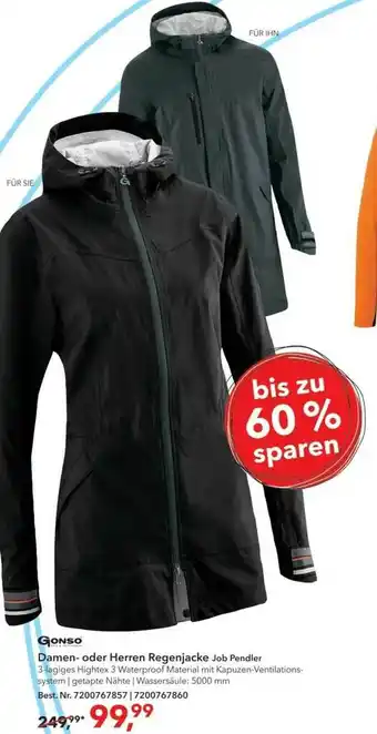 dodenhof Damen Oder Herren Regenjacke Angebot