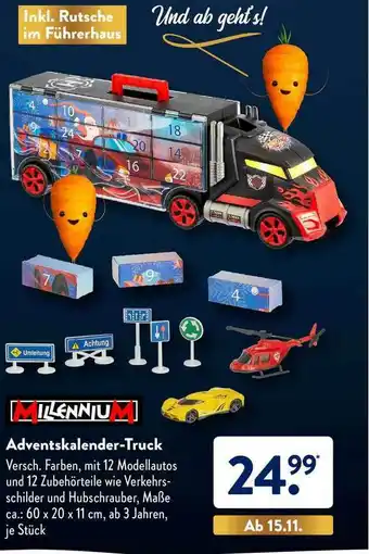 Aldi Süd Millennium Adventskalender-truck Angebot