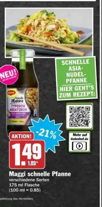 dodenhof Maggi Schnelle Pfanne Angebot