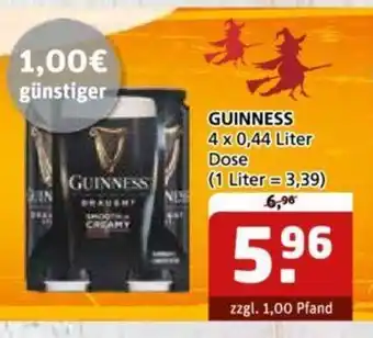 Getränke Quelle GUINNESS 4 x 0,44 Liter Angebot