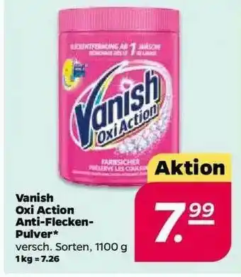 NETTO Vanish Oxi Acton Anti-flecken Pulver Angebot