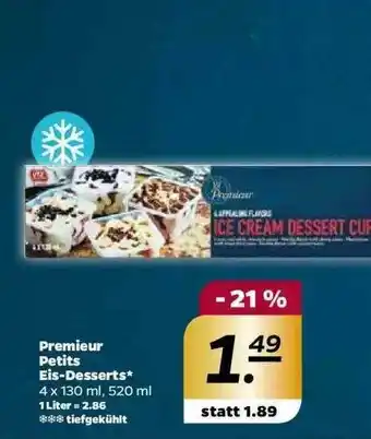 NETTO Premieur Petits Eis-desserts Angebot