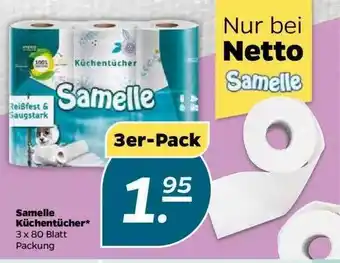 NETTO Samelle Küchentücher Angebot