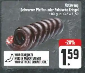 nah & gut Nothwang Schwarzer Pfeffer- oder Polnische Kringel 100g Angebot