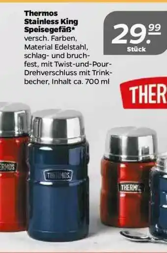 NETTO Thermos Stainless King Speisegefäß Angebot