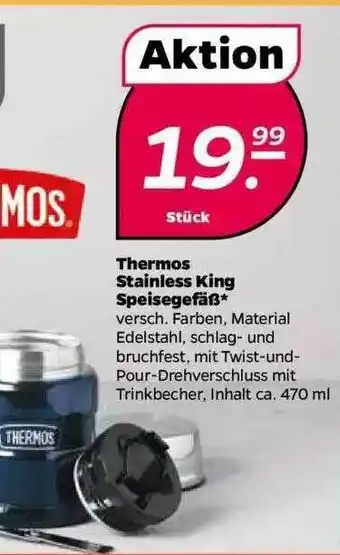 NETTO Thermos Stainless King Speisegefäß Angebot