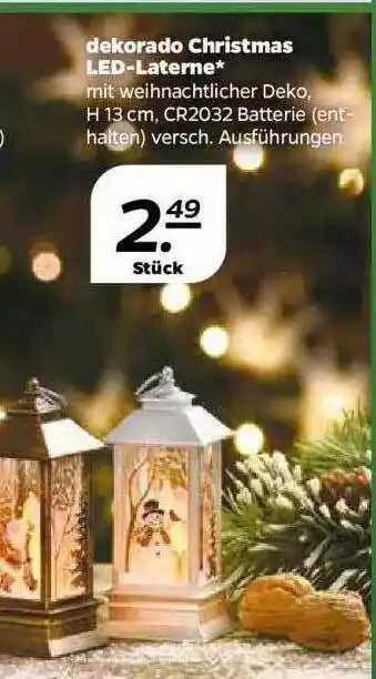 NETTO Dekorado Christmas Led-laterne Angebot