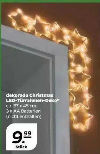 NETTO Dekorado Christmas Led-türrahmen-deko Angebot