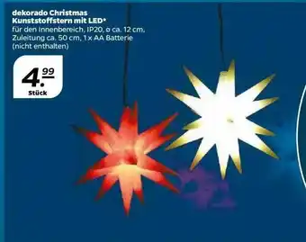 NETTO Dekorado Christmas Kunststoffstern Mit Led Angebot