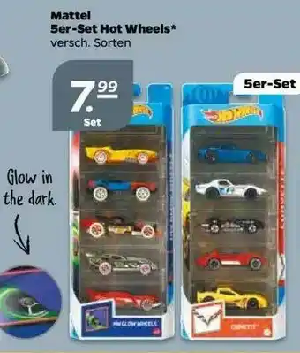 NETTO Mattel 5er Set Hot Wheels Angebot