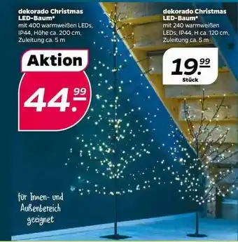 NETTO Dekorado Christmas Led-baum Angebot