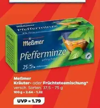 NETTO Meßmer Kräuter Oder Früchteteemischung Angebot